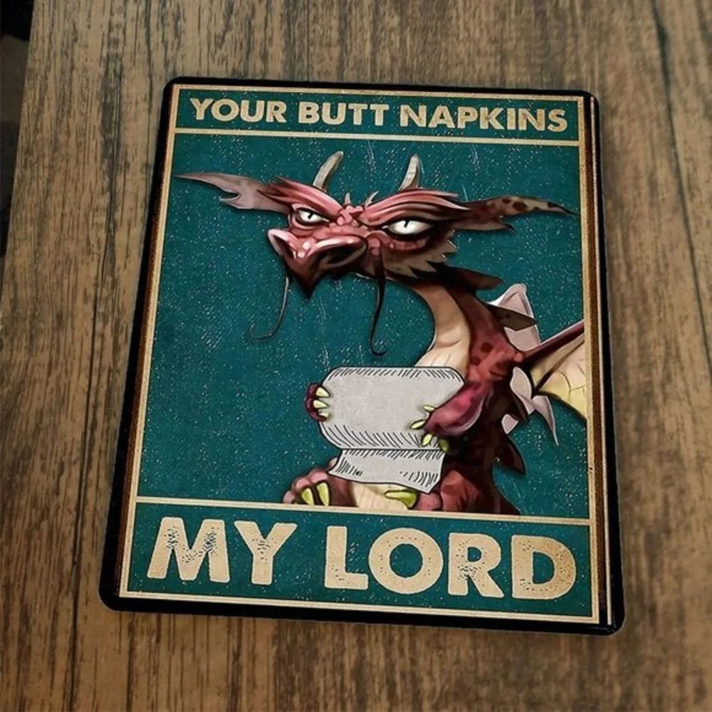 Your Butt Napkins My Lord Dragon Mouse Pad‎